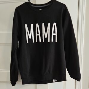 Black 'MAMA' Sweatshirt